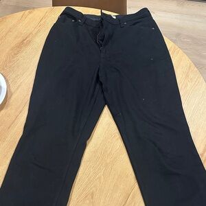 Abercrombie & Fitch Black High-Rise Pants